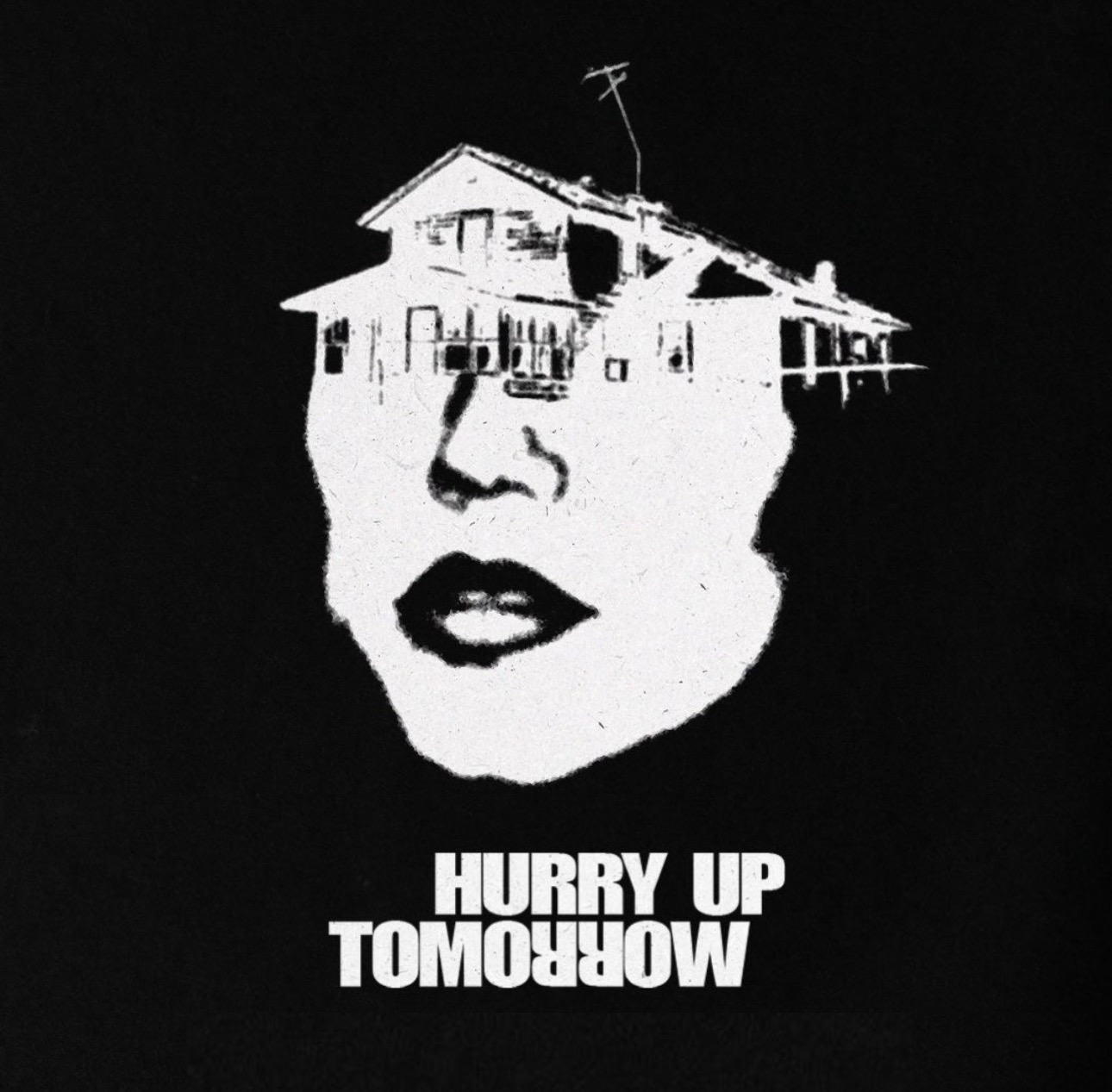 Original HURRY UP TOMORROW logo artwork